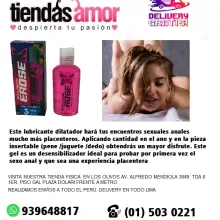 LUBRICANTE EROSEX Dilata e insensibiliza - LOS OLIVOS PERU