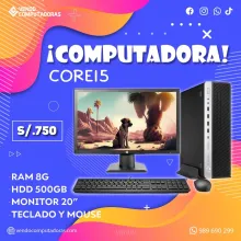  POTENCIA HP CORE I5 CON 500GB HDD