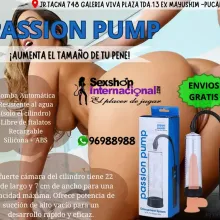 INCREMENTA EL TAMAÑO DE TU PENE MEJORA TUS ERECCIONES CON BOMBA DE SUCCION PASSION PUMP