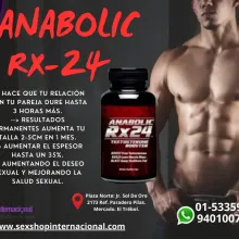 Anabolic RX 24 potenciador de hormonas masculinas