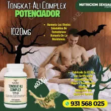 TONGKAT ALI COMPLEX 1020MG-VIGOR-FUERZA-CALIDAD Y NATURAL-931568025