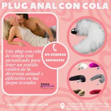 PLUG DILATADOR ANAL CON COLA 